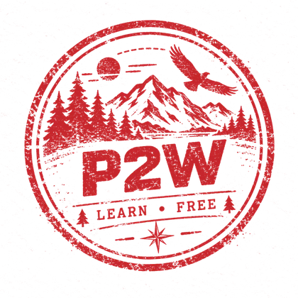 P2W Academy stamp